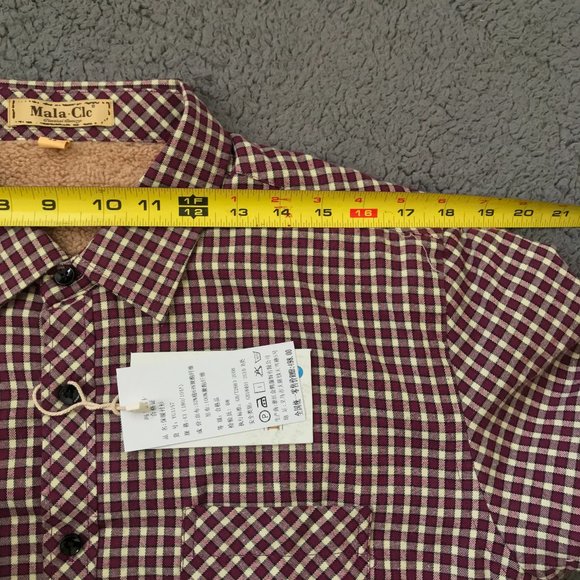 NWT Mens Fleece-Lined Shirt Jacket S-M - Picture 5 of 7